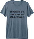 Camp More Less Worry Beer Lover Adventure Casual