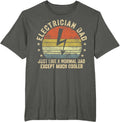 Electrician Dad Retro Vintage Electricity Apparel