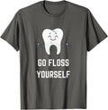 Go Floss Yourself Funny Dental Hygiene Joke