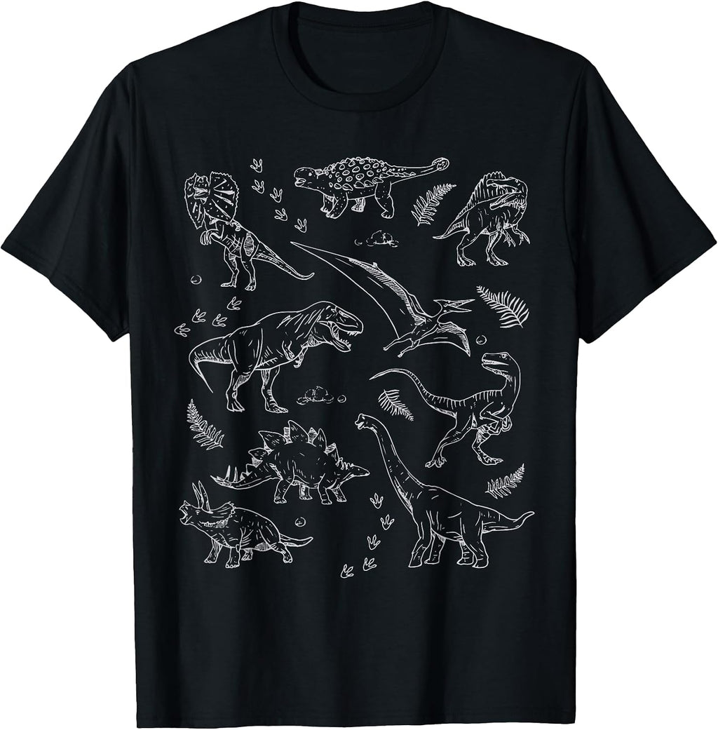 Dinosaur Fossils Vintage t -shir t