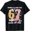 Funny Number of band-aids handed out today tee