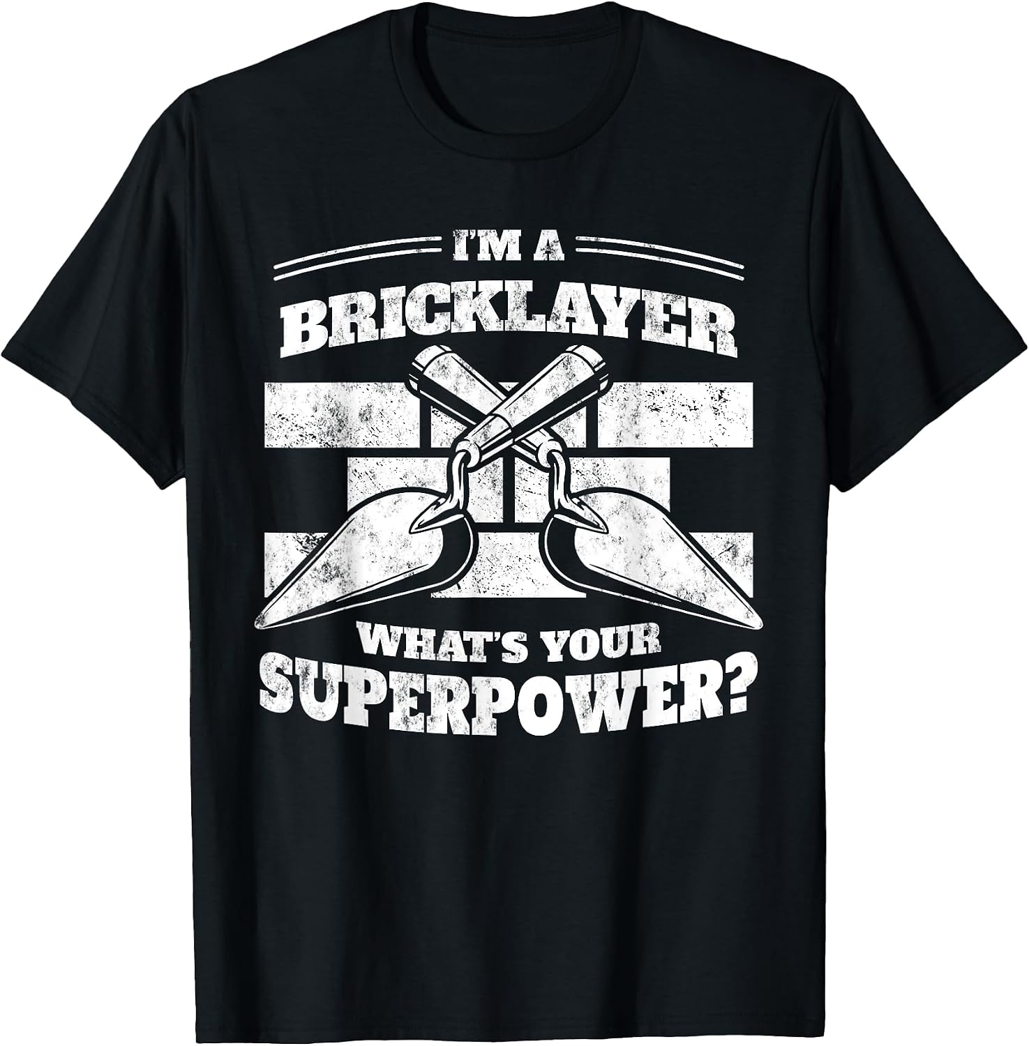 Bricks and Shovel Construction Funny Worker T-Shirt