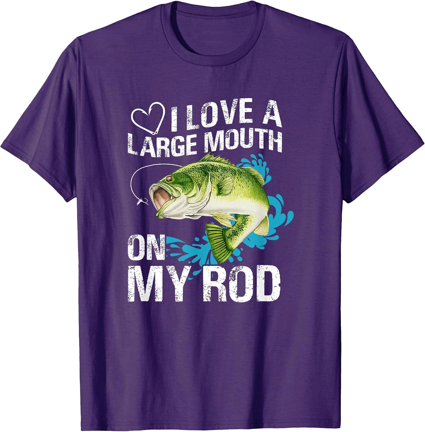 BIG MOUTH BASS FISH, HOOKED ON A LINE. ADVENTURES
