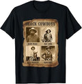 Black Cowboys Western Texas African American Black History T-Shirt