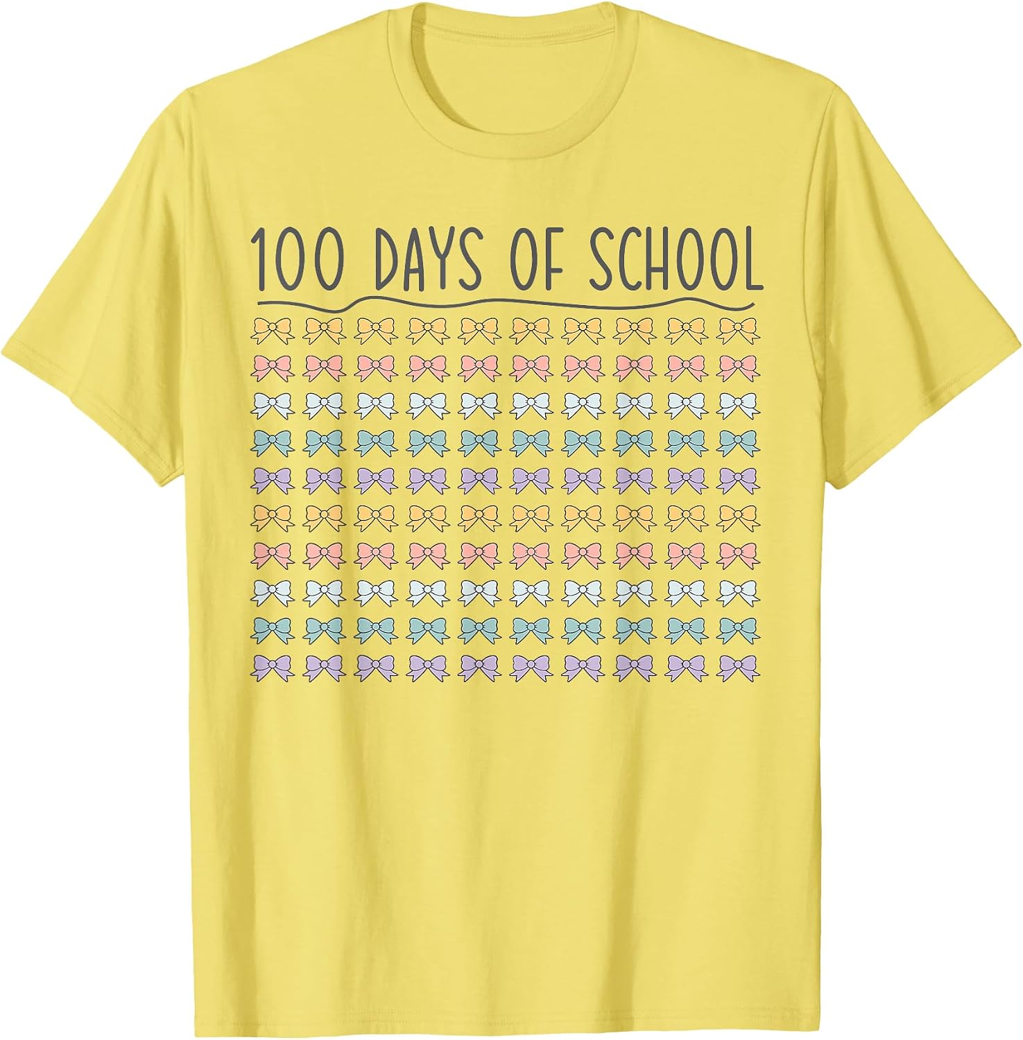 100 Days Of School Coquette Bow Merch