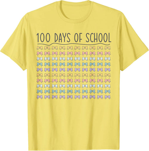 100 Days Of School Coquette Bow Merch