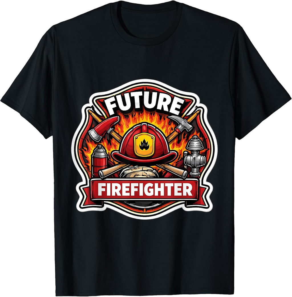 Future Firefighter Fireman Boys Kids Child Merch