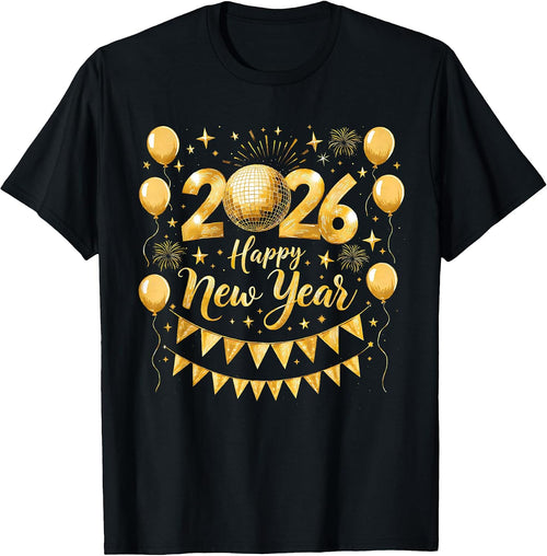 2026 Happy New Year's Christmas NYE 2026 Tee
