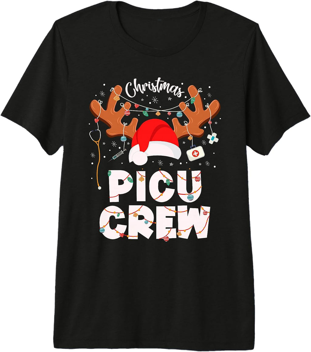 PICU Squad Nursing Christmas Pajamas Xmas Gifts