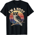 Funny I'M A Hoot Owl Retro Vintage