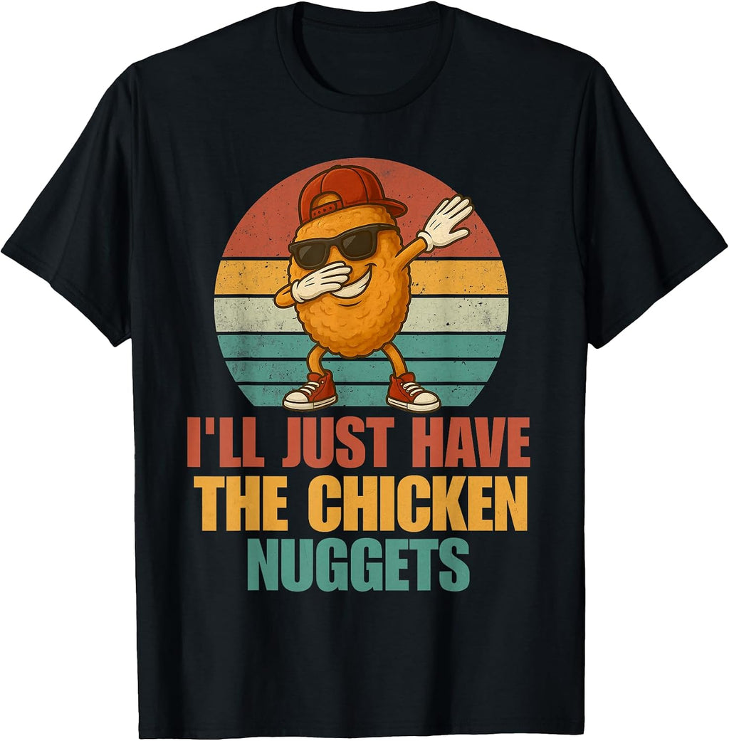 Funny Vintage Chicken Nuggets Lover Kids Designs