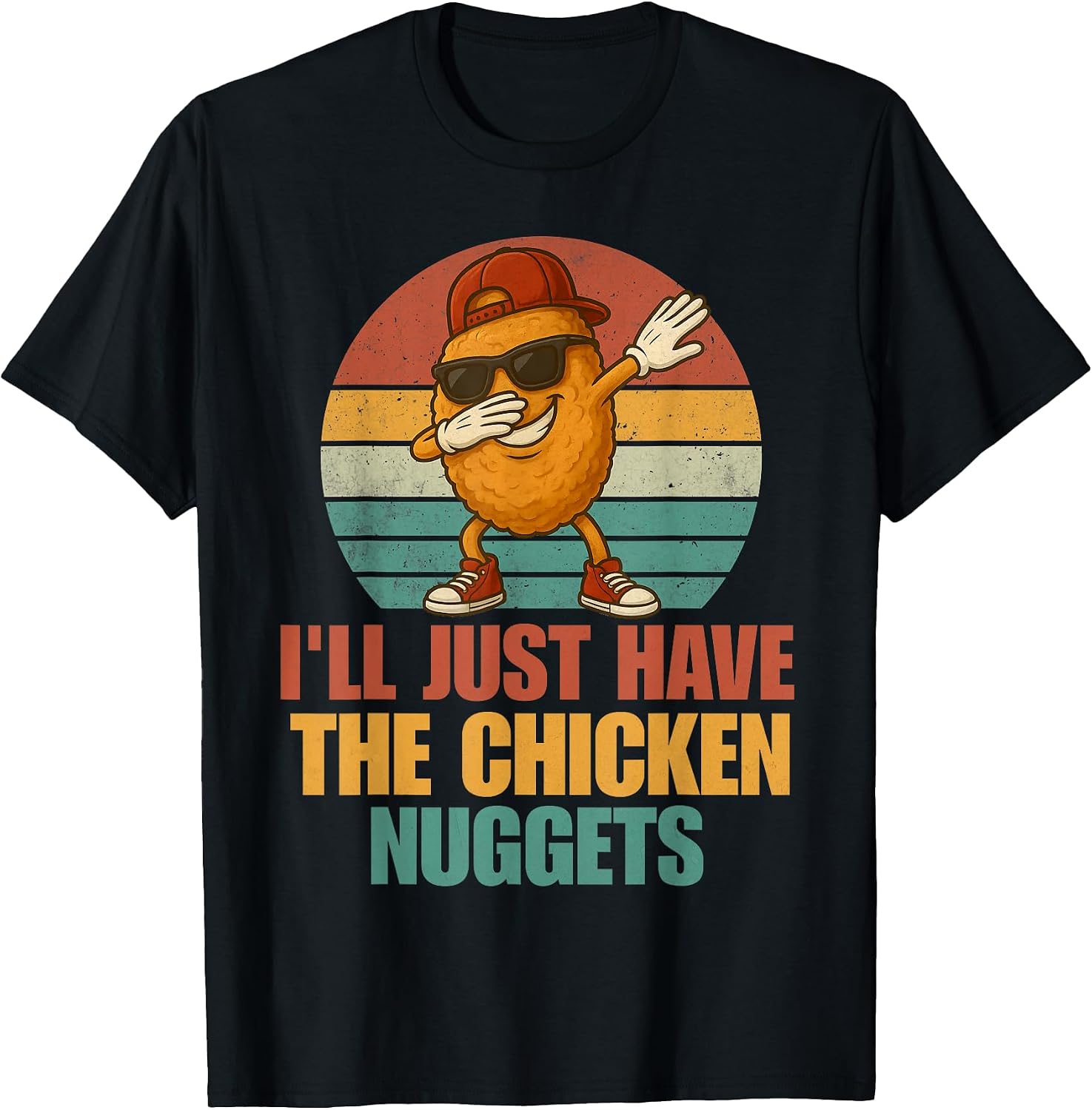 Funny Vintage Chicken Nuggets Lover Kids Designs