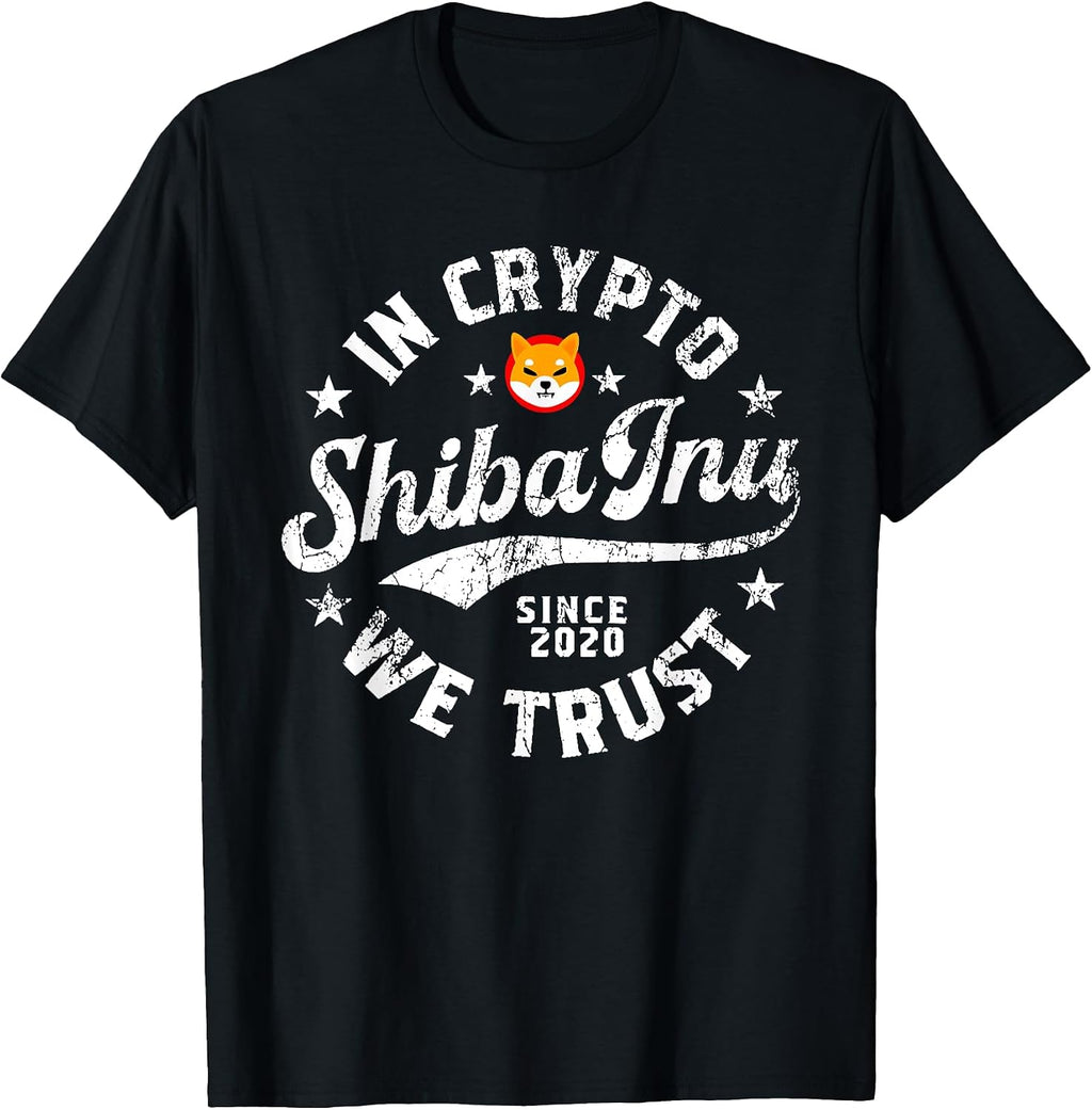 Funny Shiba Inu Coin In Crypto Tee Shirt