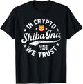 Funny Shiba Inu Coin In Crypto Tee Shirt
