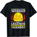 Construction Worker Design for Builder - Work with Hands T-Shirt