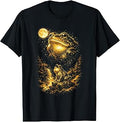 Frog Howling Moon Meme Funny Toad Amphibian Cute T-Shirt