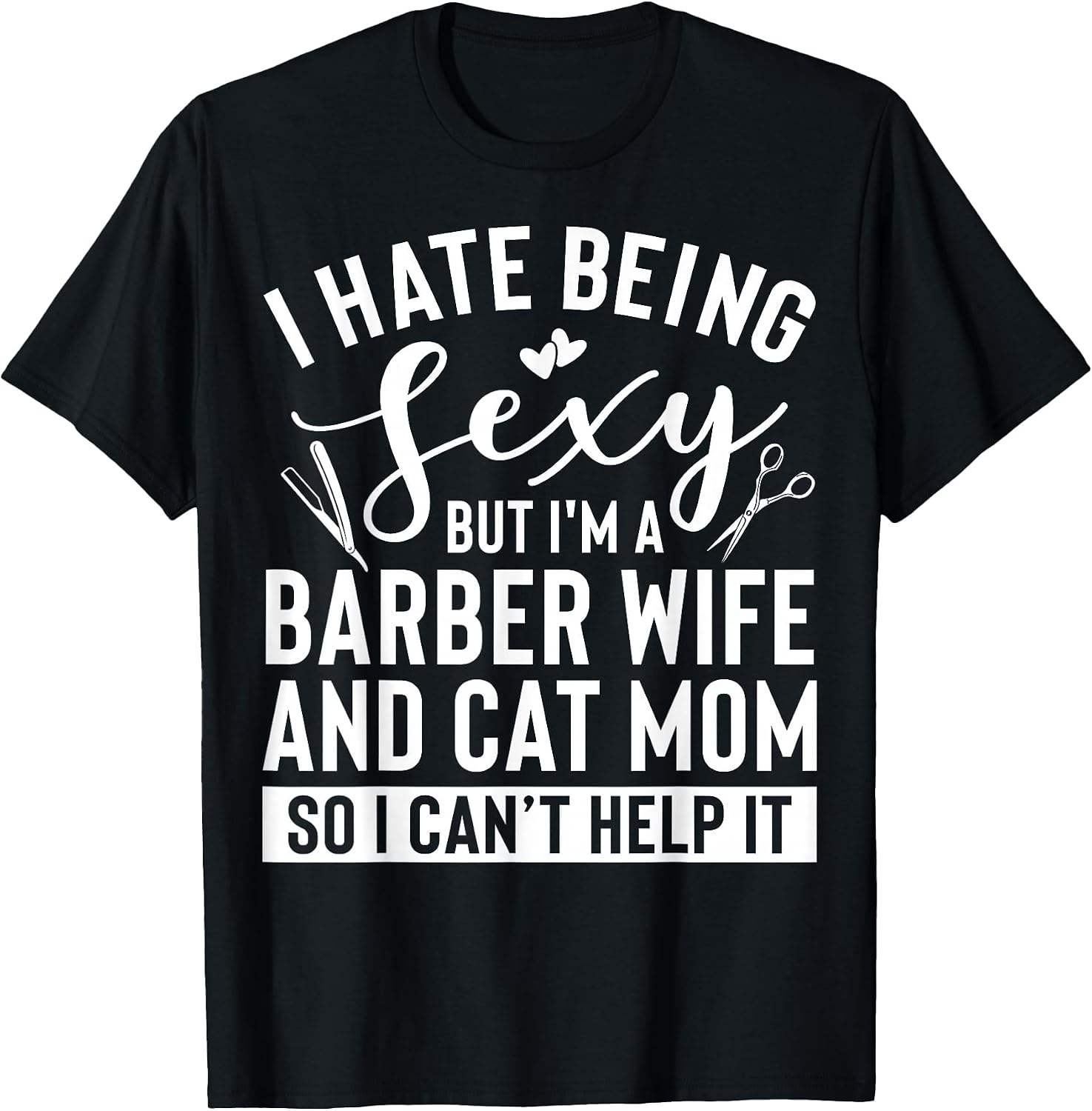 Cool Barber Wife Humor Quote Merch