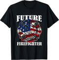 store 90scloth - Firefighter Birthday Boys Tee