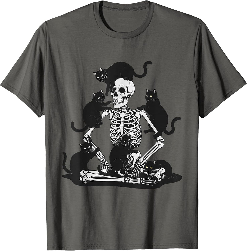 Black Cat Skeleton Shirt & Halloween Gifts Co