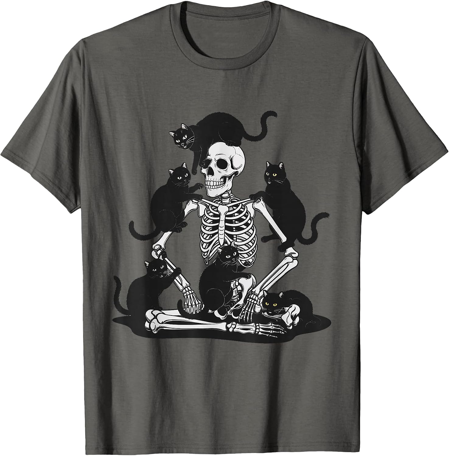Black Cat Skeleton Shirt & Halloween Gifts Co
