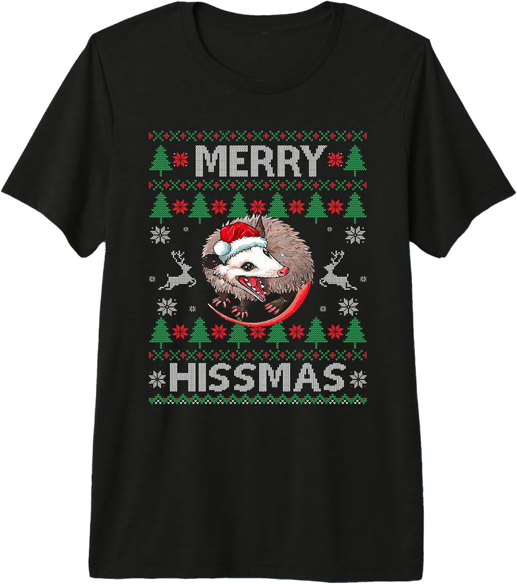 Merry Hissmas Possum Lovers Opossum Xmas Outfit