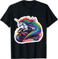 Unicorn Riding Street Motorcycle Racing Merch