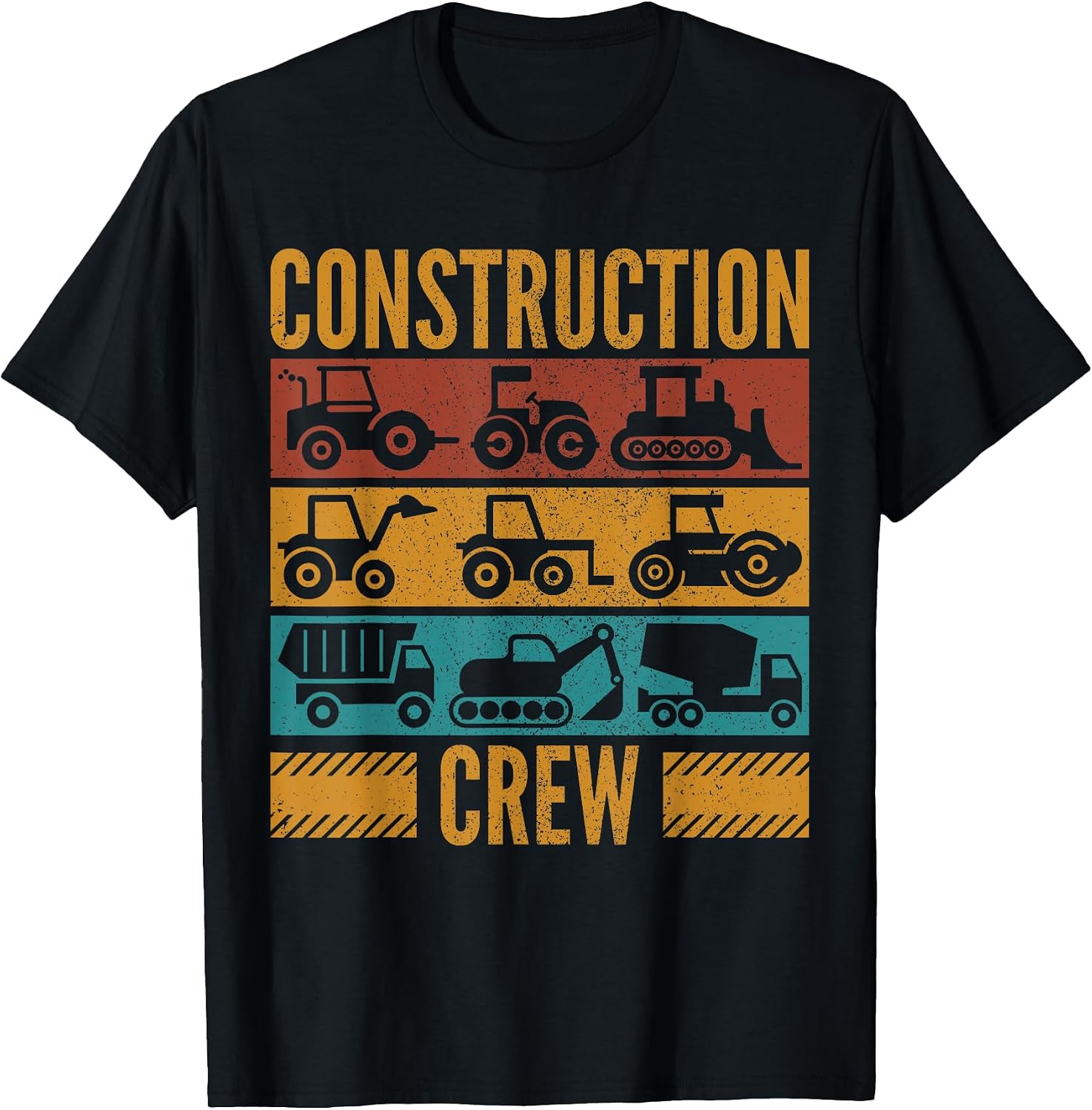Construction Crew Funny Construction Worker Costume Birthday T-Shirt