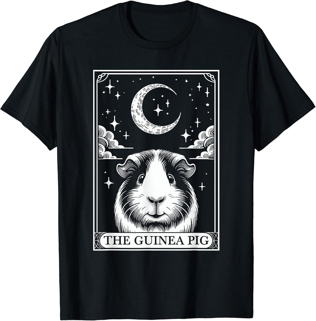 Retro Guinea Pig Lover The Moon Halloween