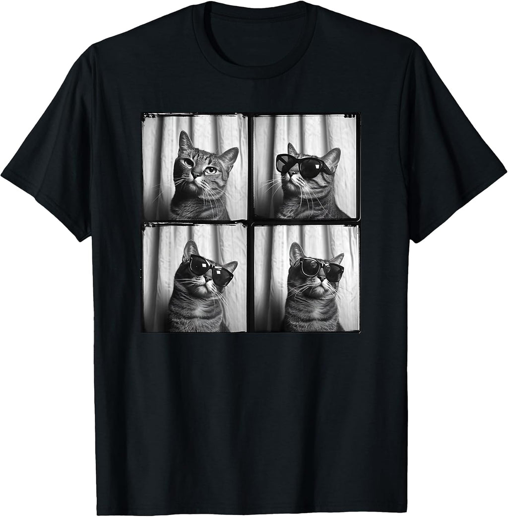 Tabby Cat With Sunglasses Photo Men Women Kids