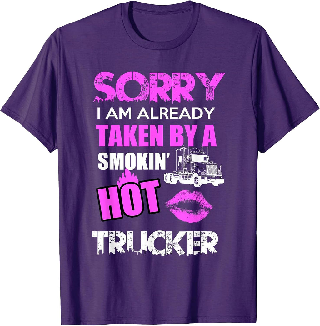 Truck Driver Wife Shirt Trucker Girlfriend Husband