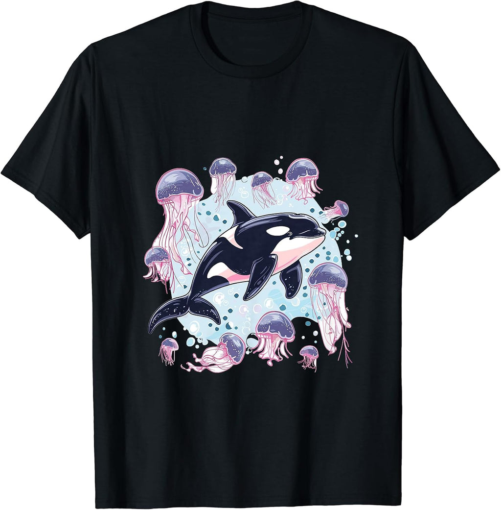 Funny Orca Whale Graphics Co.