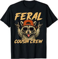 Feral Raccoon Cousin Crew Family Reunion Trip Vacation Kids T-Shirt