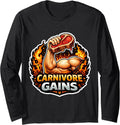 Carnivore Gains Gym Training Wheight Lifting Merch