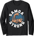 Samoan Tribal Samoa Polynesian Tanoa Uce Samoan Long Sleeve T-Shirt