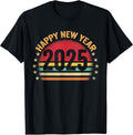 Happy New Year 2025 Gifts Distressed Retro Present