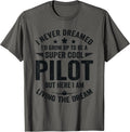 Cool Pilot Airplane Aviation Funny Tees