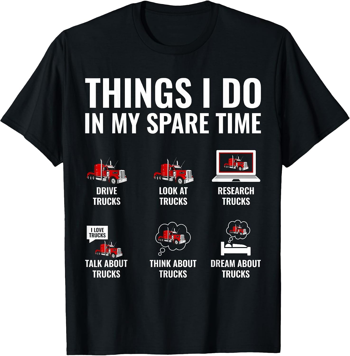 Funny Trucking Designs by A Truck Driver Dad