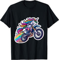 Unicorn Riding Dirt Bike Rider Girls Merch