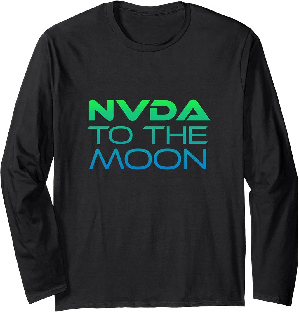 NVDA To The Moon Original AI Tee Designs