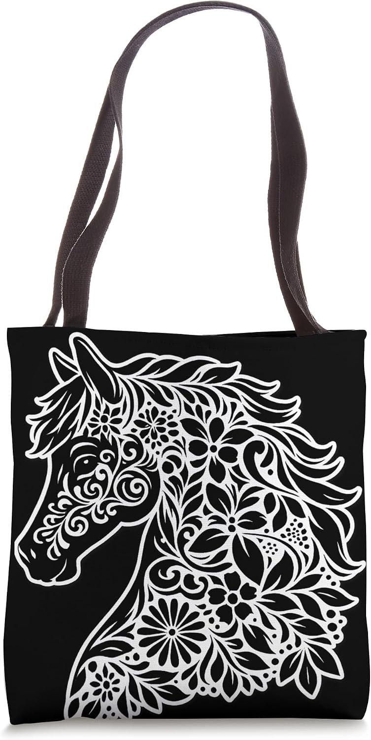 Mandala Horse Art For MAN women Horse Flower lover