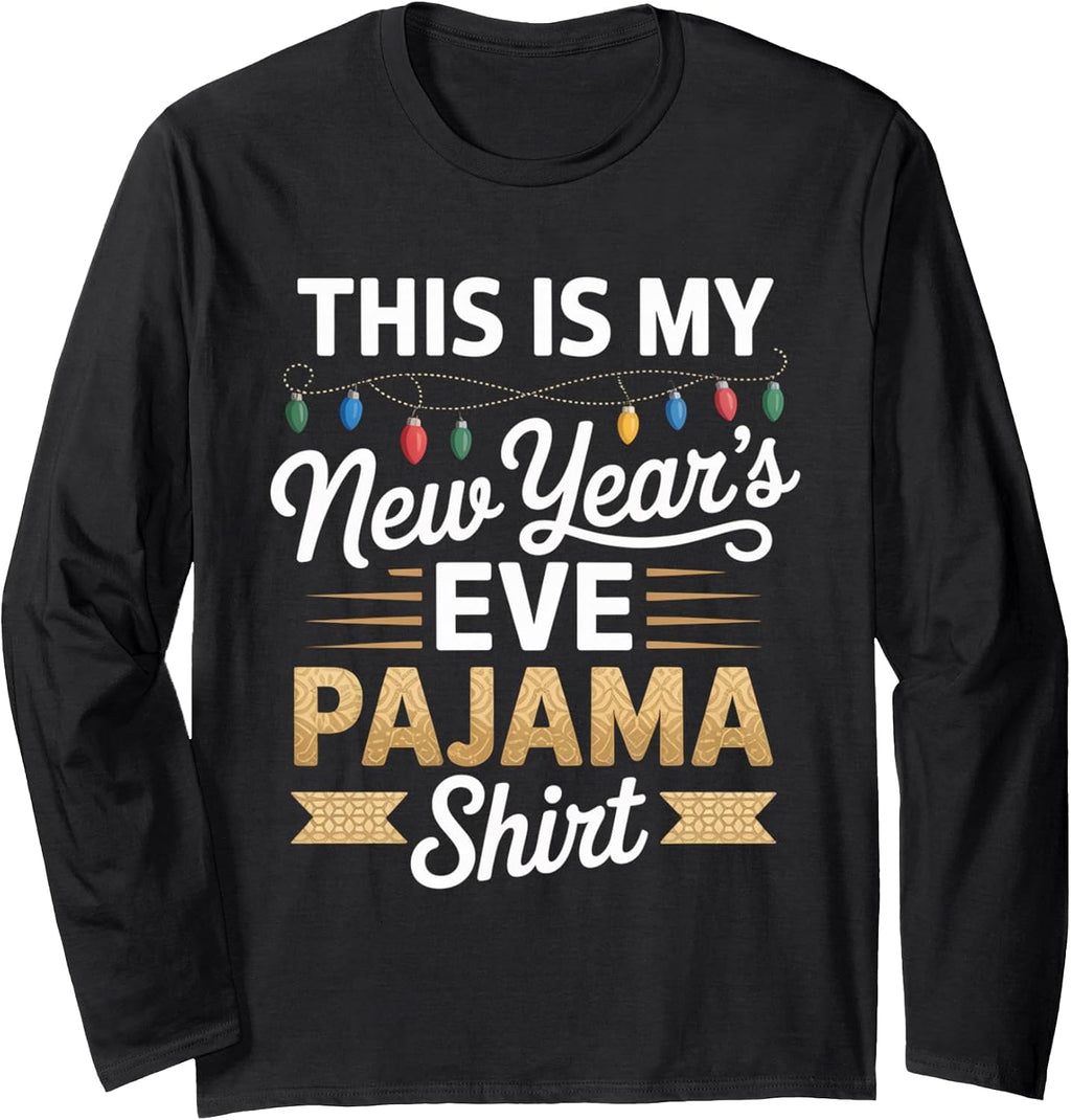 New Year Pajama Party Happy Holiday Party Family