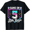 Game On 5th Grade Baseball Drip Ice Cream Back to School T-Shirt