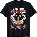 V Is For Ramen Kawaii Cat Anime Apparel