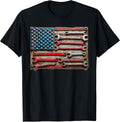 Vintage Mechanic Flag Tee Gifts