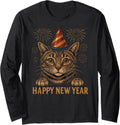 Happy New Year Eve Party Hat Cat Kitty Kitten 2026