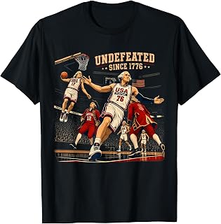 George Washington Undefeated Since 1776 Basketball USA T-Shirt