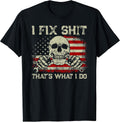 Vintage I'm A Mechanic American Flag TLT