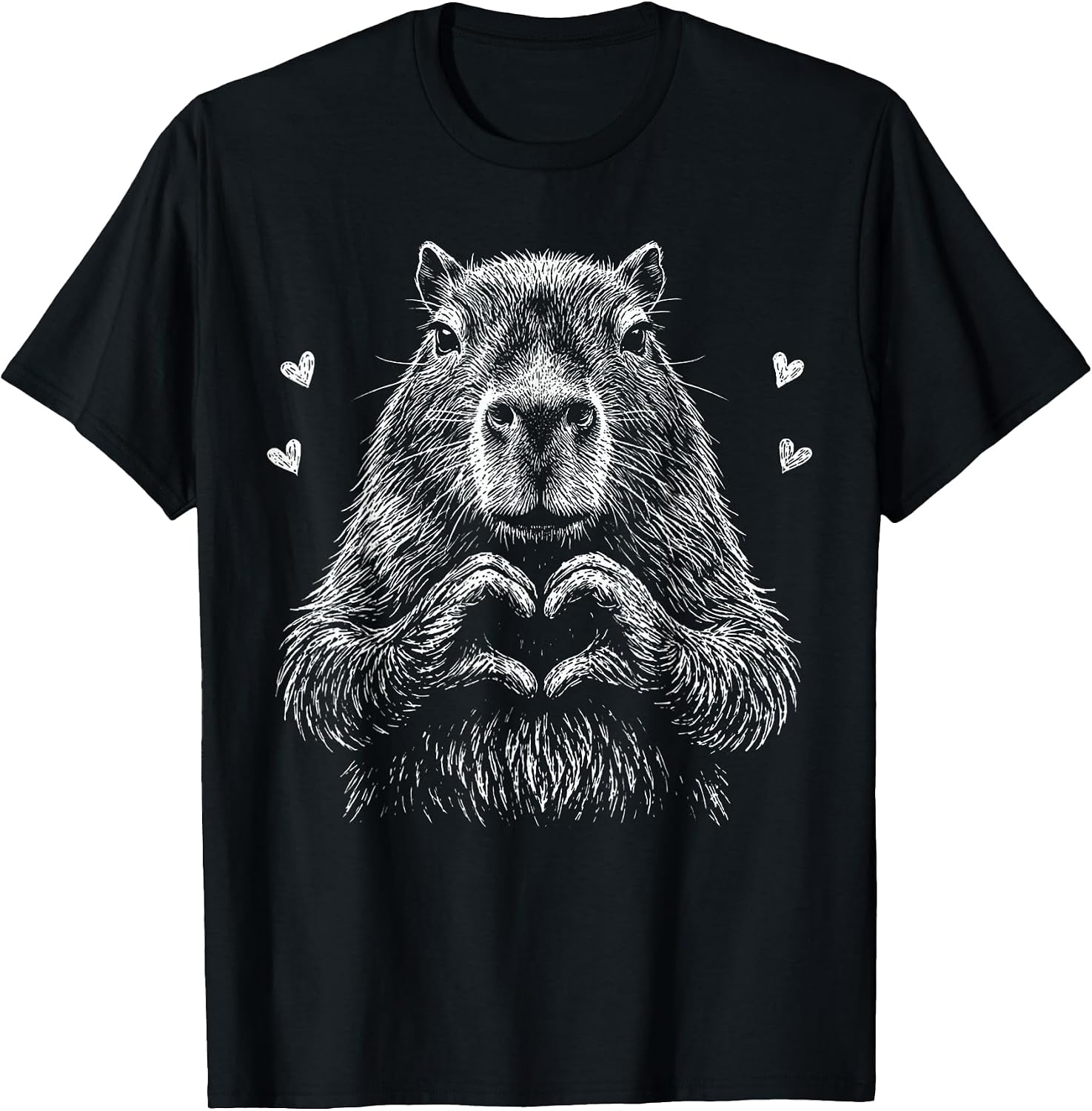 Funny Capybara Meme Valentine Tees