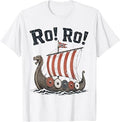 Ro Ro Norway Viking Ship Heia Norge Soccer Fan Vintage T-Shirt