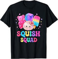 Squish Squad Kawaii Dumpling Rainbow Candy Aesthetic Bow T-Shirt
